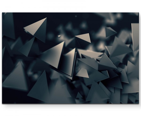 3D Dreiecke  modern - Leinwandbild