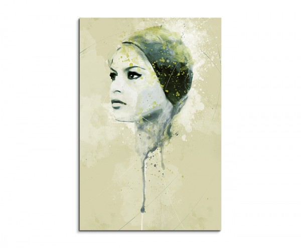 Brigitte Bardot VI Aqua 90x60cm Wandbild Aquarell Art