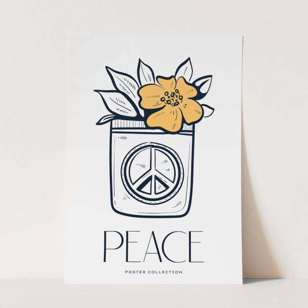 Dekorative Illustration Peace Collection Frieden Freiheit