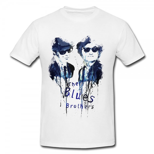 The Blues Brothers Premium Herren und Damen T-Shirt Motiv aus Paul Sinus Aquarell