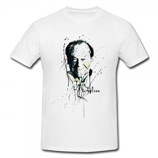 Jack Nicholson Premium Herren und Damen T-Shirt Motiv aus Paul Sinus Aquarell