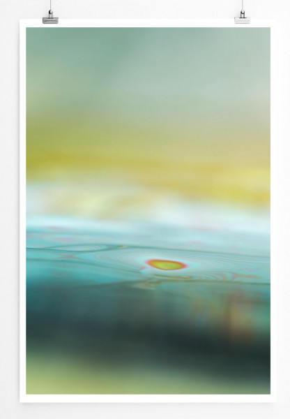 60x90cm Poster Künstlerische Fotografie  Abstrakte Wasseroberfläche