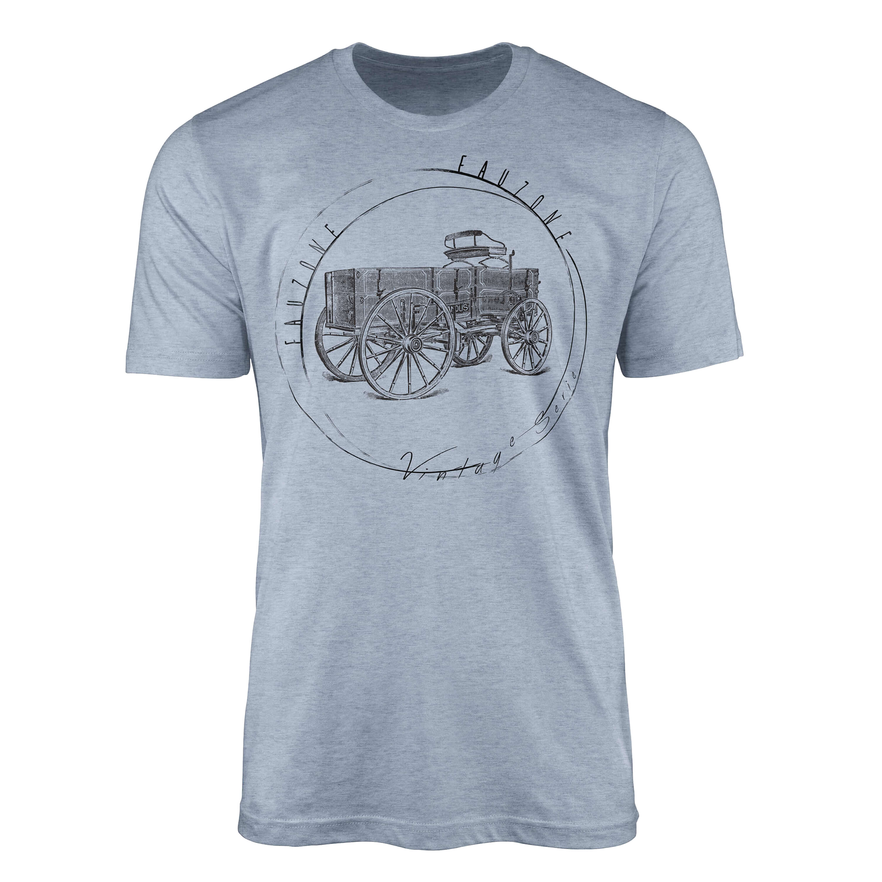 Men T-Shirt weiß Vintage Jeep Automobil Paul Sinus Art Geschenkidee