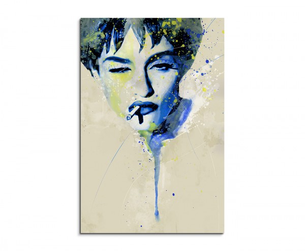Madonna I Aqua 90x60cm Wandbild Aquarell Art