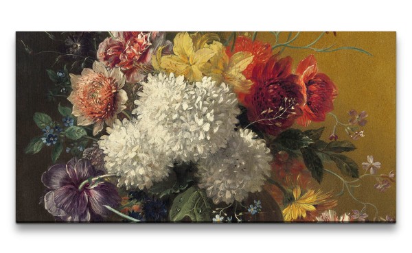 Remaster 120x60cm Jacobus Johannes wunderschönes Wandbild Stillleben mit Blumen Zeitlos