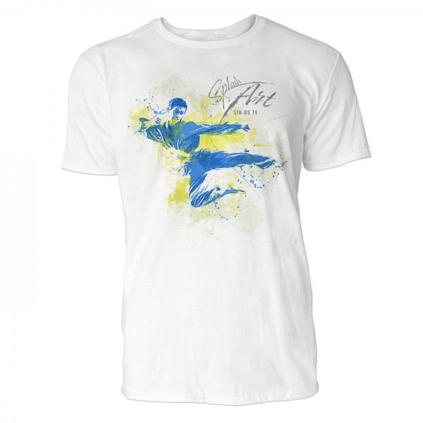 Karatekick Sinus Art ® T-Shirt Crewneck Tee with Frontartwork