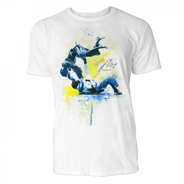 Judo Duell Sinus Art ® T-Shirt Crewneck Tee with Frontartwork