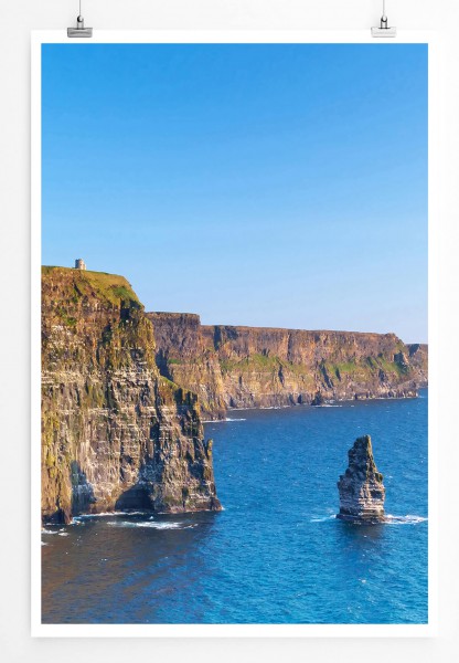 Landschaftsfotografie 60x90cm Poster Atemberaubende Cliffs of Moher