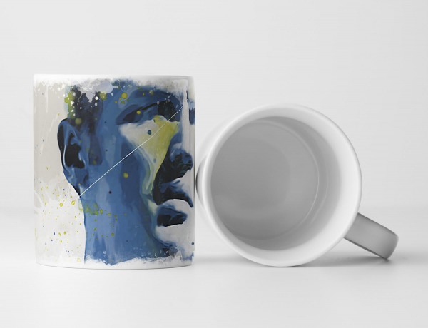 Tom Hardy Aqua Tasse als Geschenk, Design Sinus Art