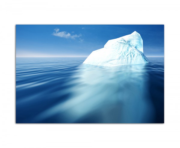 120x80cm Meer Wasser Eisberg