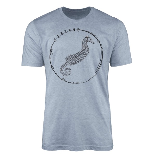 T-Shirt Tiefsee Fische - Serie: Sea Creatures , feine Struktur und sportlicher Schnitt / Sea 045