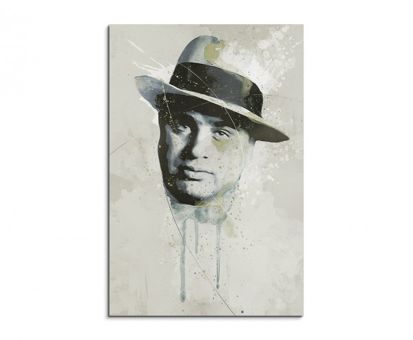 Al Capone Aqua 90x60cm Aqua Art Wandbild