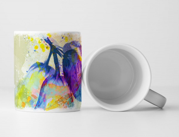 Birnen Tasse als Geschenk, Design Sinus Art