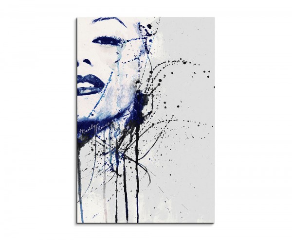 Marilyn Monroe IV 90x60cm Keilrahmenbild Kunstbild Aquarell Art Wandbild auf Leinwand fertig gerahm