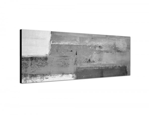 150x50cm Malerei Kunst abstrakt grau braun