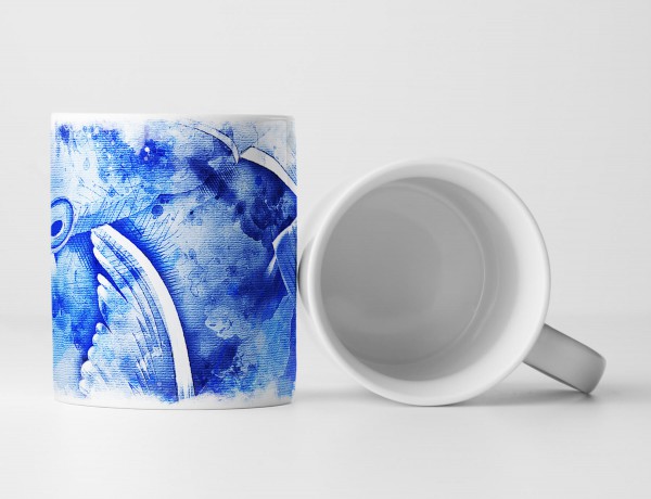 Fish Tasse als Geschenk, Design Sinus Art