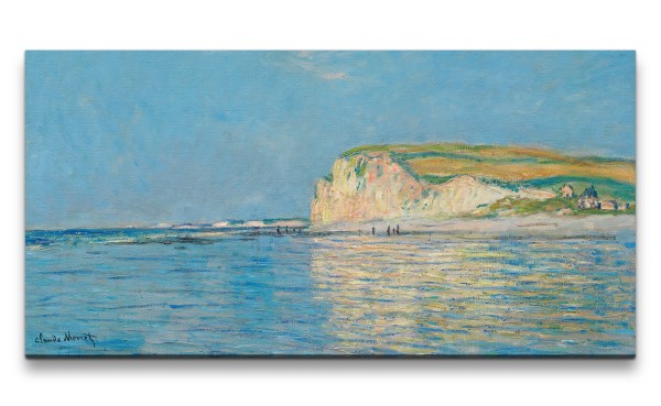 Remaster 120x60cm Claude Monet Impressionismus weltberühmtes Wandbild Meer Küste Klippen