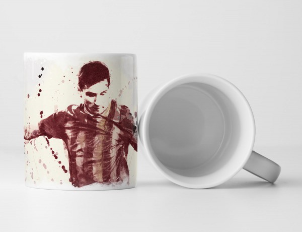 Lionel Messi FC Barcelona Tasse als Geschenk, Design Sinus Art