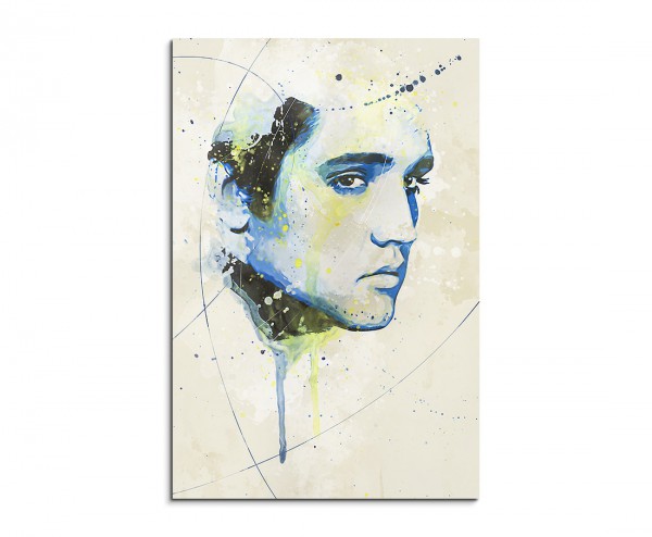 Elvis Presley Aqua 90x60cm Aqua Art Wandbild