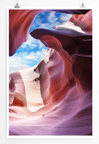 60x90cm Landschaftsfotografie Poster Antelope Canyon Navajo Reservation USA