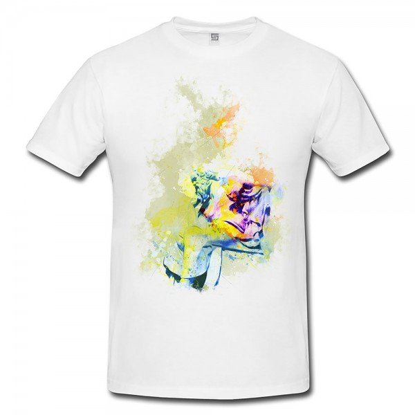 Sokrates I Herren T- Shirt , Stylisch aus Paul Sinus Aquarell Color