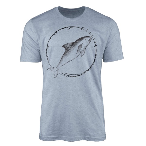 T-Shirt Tiefsee Fische - Serie: Sea Creatures , feine Struktur und sportlicher Schnitt / Sea 060