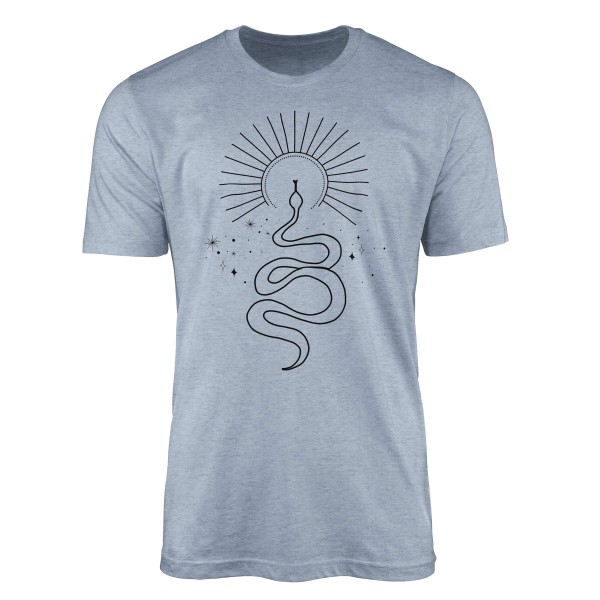 Premium T-Shirt Alchemy Serie Symbole angenehmer Tragekomfort feine Struktur No.0099