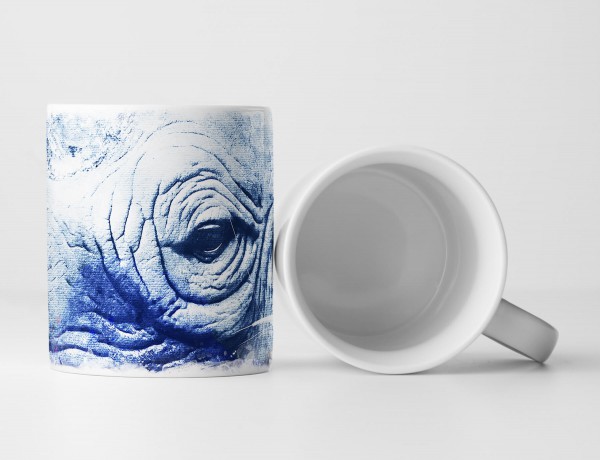 Rhino Tasse als Geschenk, Design Sinus Art