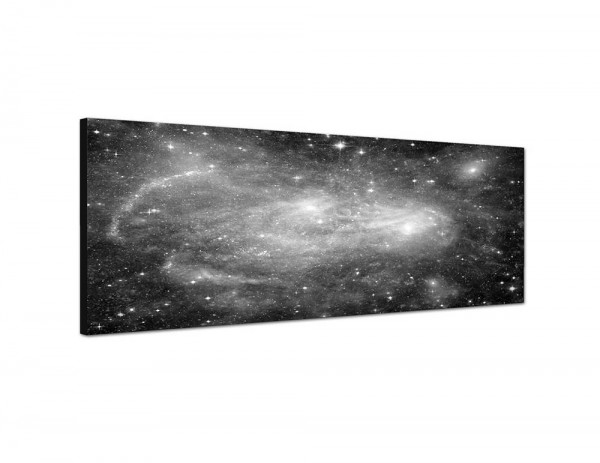 150x50cm Galaxie Weltall Sterne Planeten