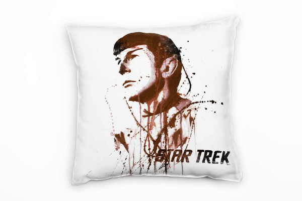 Star Trek Spock Deko Kissen Bezug 40x40cm für Couch Sofa Lounge Zierkissen