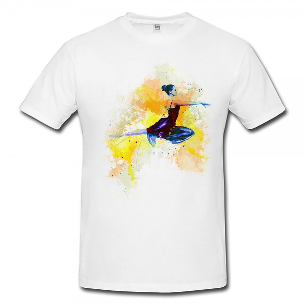 Ballett VII Herren und Damen T-Shirt Sport Motiv aus Paul Sinus Aquarell