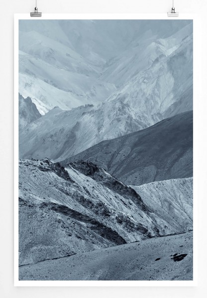 Graues Himalaya Gebirge Indien 60x90cm Poster