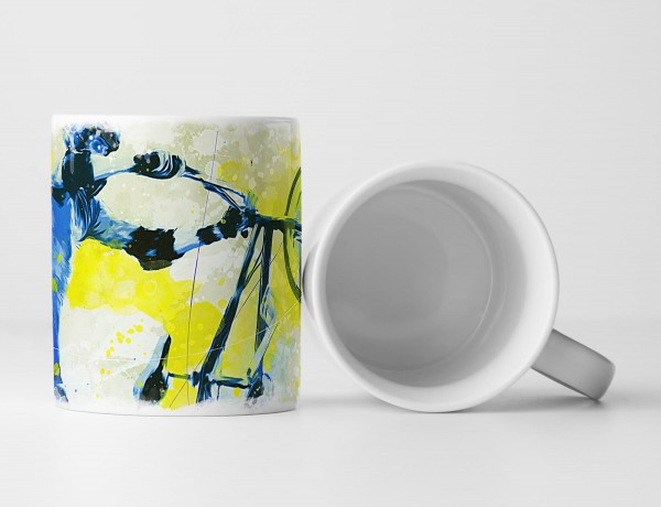 BMX Tasse als Geschenk, Design Sinus Art