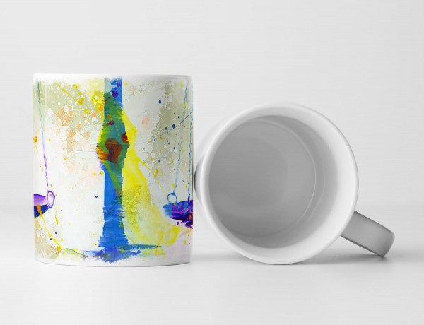 Waage Tasse als Geschenk, Design Sinus Art