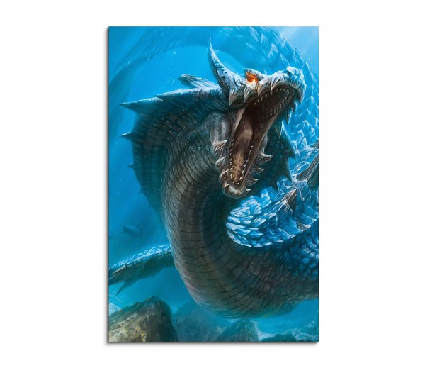 Sea Dragon Fantasy Art 90x60cm