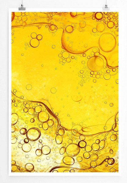 Künstlerische Fotografie  Ölblasen 60x90cm Poster