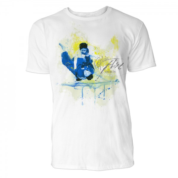 Judo Kampf Sinus Art ® T-Shirt Crewneck Tee with Frontartwork