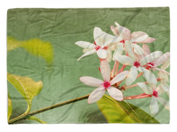 Handtuch Strandhandtuch Saunatuch Kuscheldecke mit Fotomotiv Blüten Frühling Bl