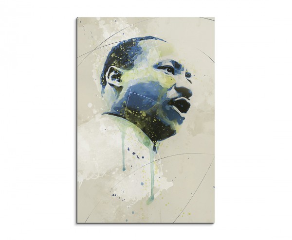 Martin Luther King Aqua 90x60cm Aqua Art Wandbild