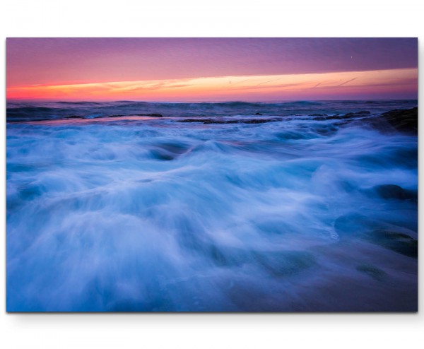 Wellen am Strand  Californien - Leinwandbild