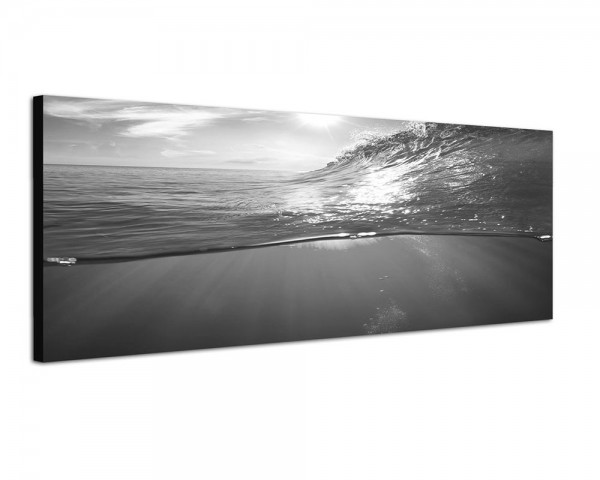150x50cm Meer Unterwasser Welle Sonnenlicht