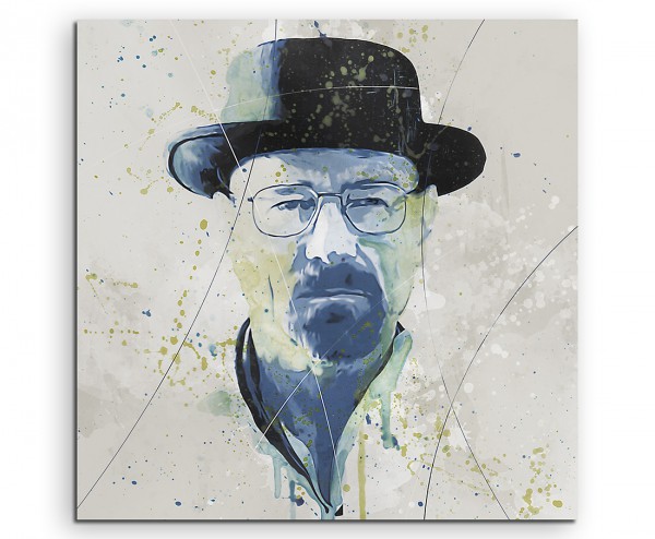 Breaking Bad Heisenberg I Aqua 60x60cm Aqua Art Wandbild