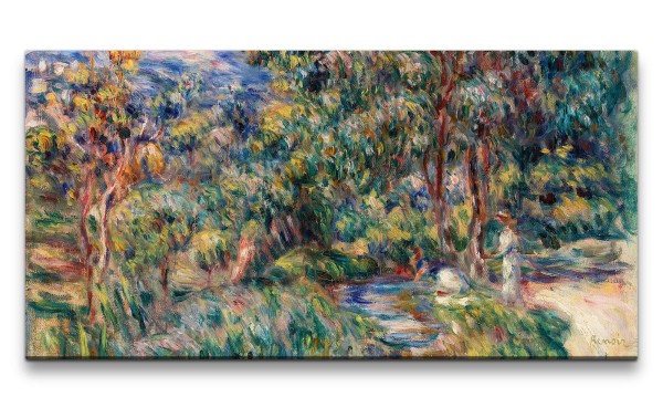 Remaster 120x60cm Pierre-Auguste Renoir weltberühmtes Wandbild Impressionismus Le Béal