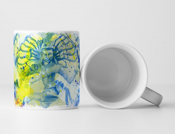 Hindu Goettin Tasse als Geschenk, Design Sinus Art