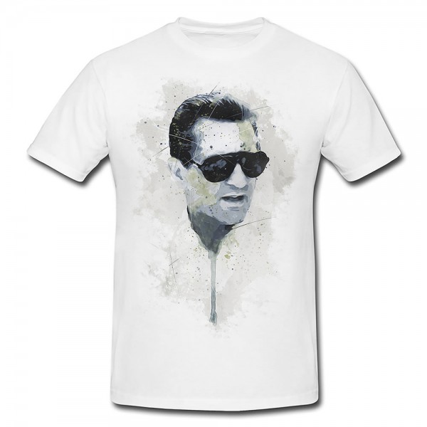 Robert De Niro I Premium Herren und Damen T-Shirt Motiv aus Paul Sinus Aquarell