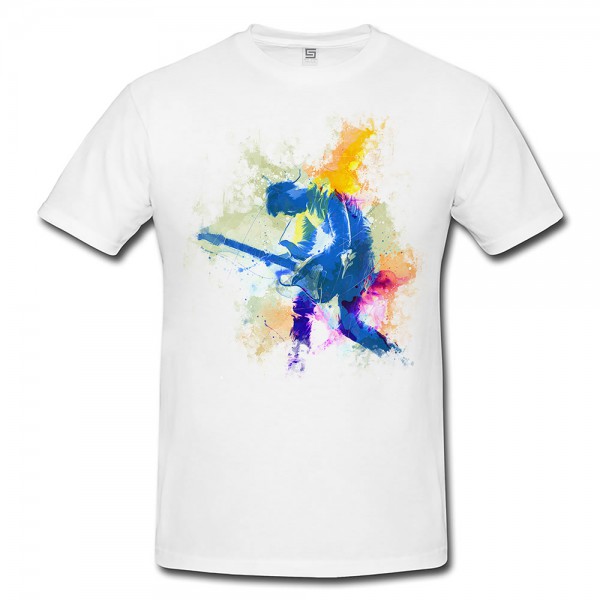 Rockstar Herren T- Shirt , Stylisch aus Paul Sinus Aquarell Color
