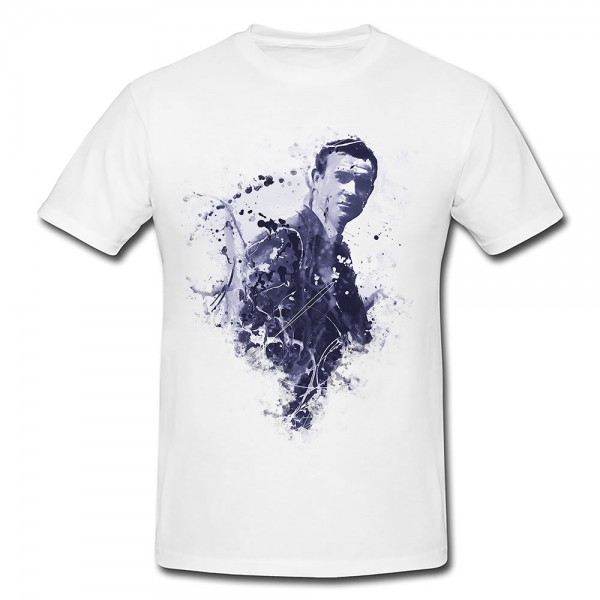 Sean Connery James Bond I Art Premium Herren und Damen T-Shirt Motiv aus Paul Sinus Aquarell