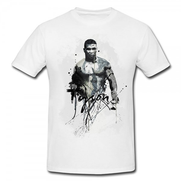 Mike Tyson II Premium Herren und Damen T-Shirt Motiv aus Paul Sinus Aquarell