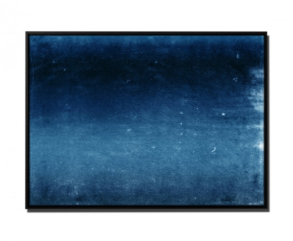 105x75cm Leinwandbild Petrol Abstrakt simpel II