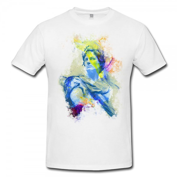 Julius Caesar Herren T- Shirt , Stylisch aus Paul Sinus Aquarell Color